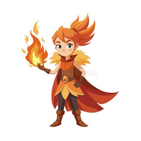 Flora conjurando una pared de fuego
