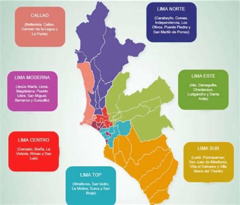 Mapa de los Muros de Paradis y distritos clave