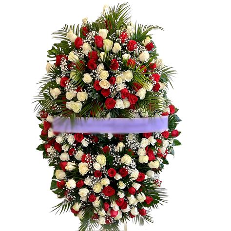 Ejemplos de arreglos florales funerarios