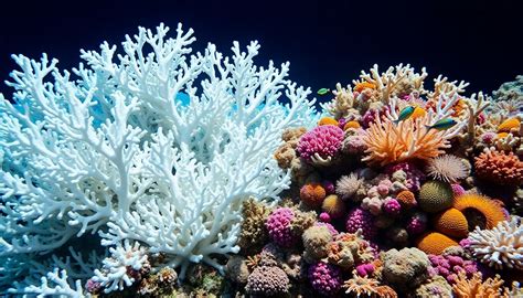 Mapa de arrecifes de coral afectados por el blanqueamiento