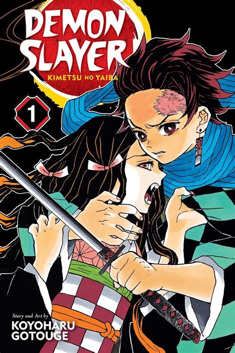 Portada del manga de Demon Slayer