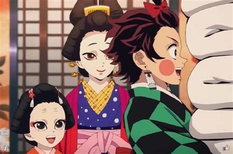 Personajes de Demon Slayer en el Distrito Rojo