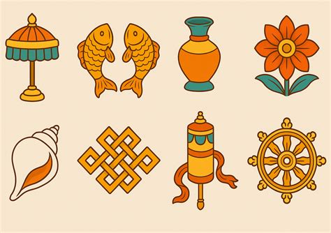 Símbolos budistas y diversidad cultural