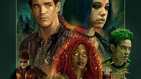 Personajes principales de la serie Titans