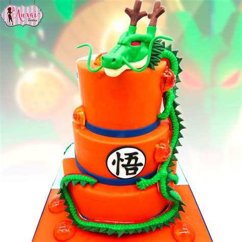 Tarta terminada temática Bola de Dragón