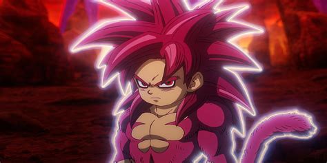 Son Goku en estado Supersaiyano 4 cargando el Kamehameha x10
