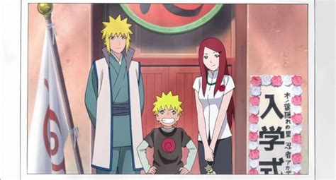 Menma Uzumaki con su familia