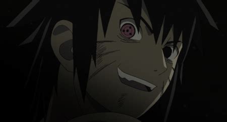 El Sharingan de Tobi reflejado en Menma