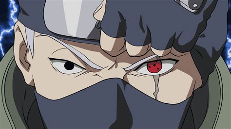 Ilustración de Kakashi Hatake con su Sharingan