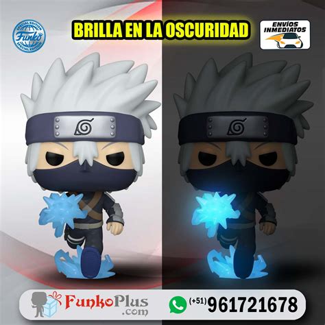 Naruto Funko Pop brillando en la oscuridad