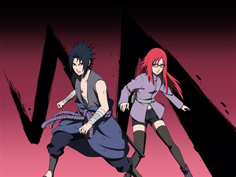 Sasuke atravesando a Karin y Danzō