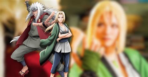 Naruto celebrando la noticia de Jiraiya y Tsunade