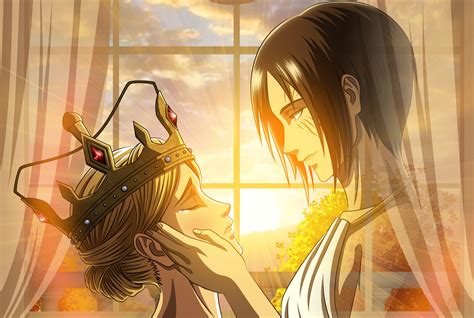 Diseño de fondo de pantalla de Historia Reiss con temática de Attack on Titan