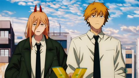 Denji y Power preparándose para luchar contra Kishibe