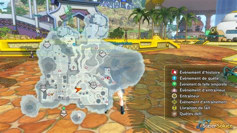 Mapa de Conton City con la ubicación de la Plaza de Recreo