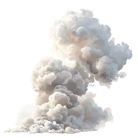 Nube de humo blanco de invocación