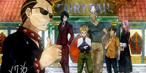 Makarov y Rob jóvenes en Fairy Tail