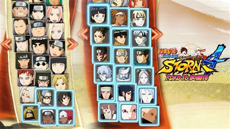 Galería de trajes alternativos de personajes de Naruto Shippuden: Ultimate Ninja Storm 4