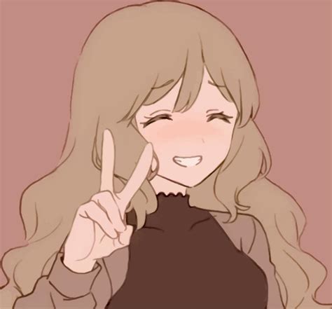 Chica de anime seria y otra sonriente