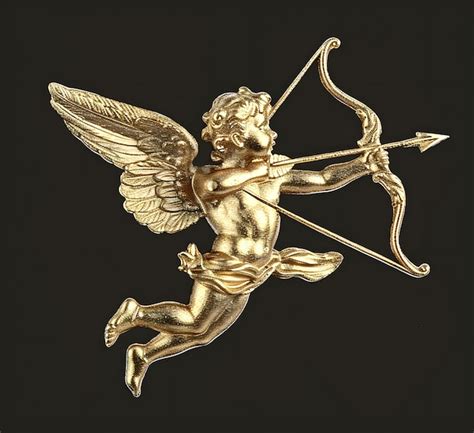 Cupido con alas y arco