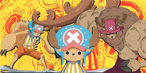 Ilustración de Chopper en su forma híbrida de reno-humano