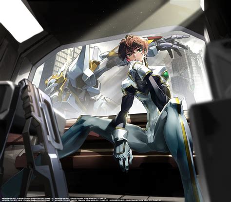 Suzaku Kururugi pilotando el Lancelot