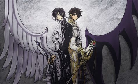Lelouch como Zero enfrentando a Suzaku