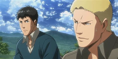 Reiner, Bertholdt e Ymir escapando