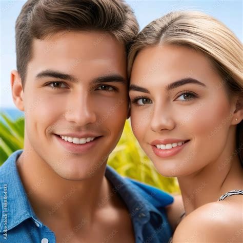 chica sonriendo a chico