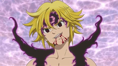 Meliodas desatando su poder demoníaco