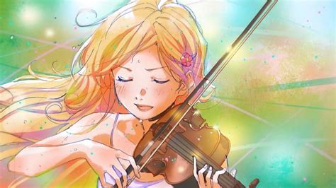 Kaori Miyazono tocando el violín con pasión