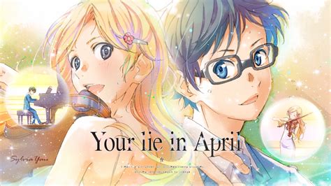 Montaje de escenas clave del anime Your Lie in April
