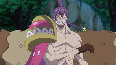 Charlotte Cracker en acción en One Piece
