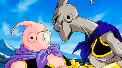 Buu Gordo interactuando con Mr. Satán y Bee