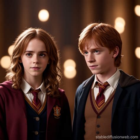 Harry Potter y Hermione Granger discutiendo sobre el regreso de Malfoy