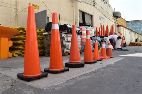 Detalle de los conos de luz en la instalación