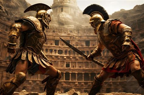 Competidores del Coliseo luchando entre sí