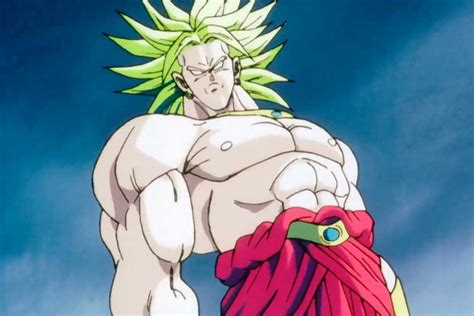 Diseño de personaje de Broly en Dragon Ball Z