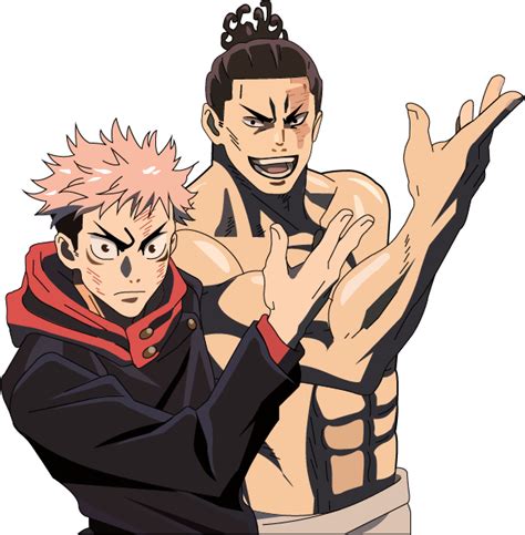 Aoi Todo y Yuji Itadori en una pose de 