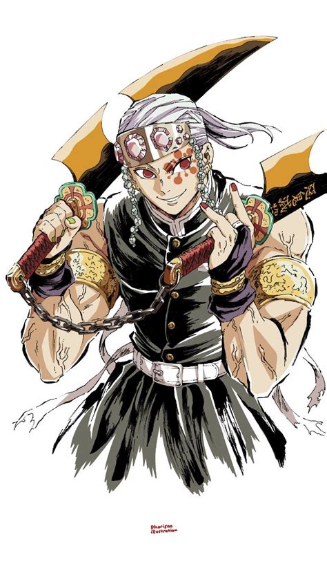 Ilustración de Uzui Tengen