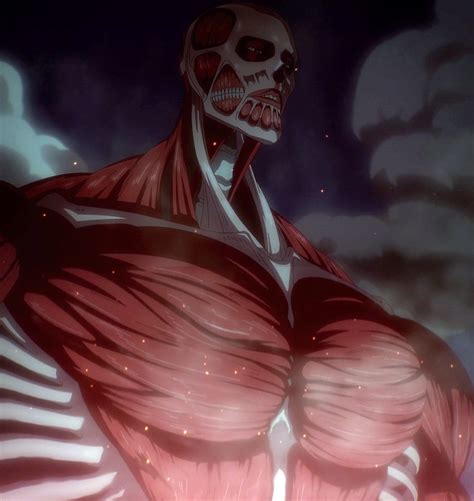 Rostro de Armin como el Titán Colosal