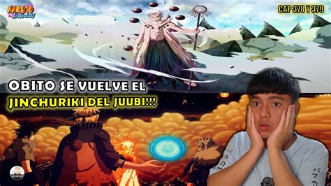 Obito activando el poder del Juubi.