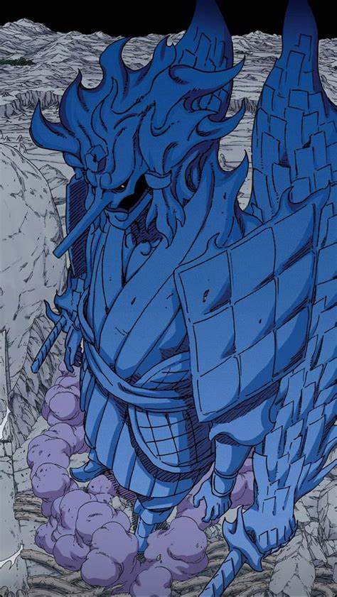 Ilustración del Susano'o de Madara Uchiha