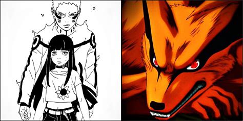 Comparación del Kurama original y el nuevo Kurama pequeño junto a Himawari