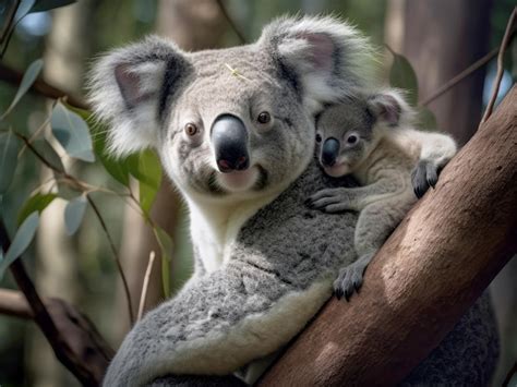 Koala con su vestimenta actual