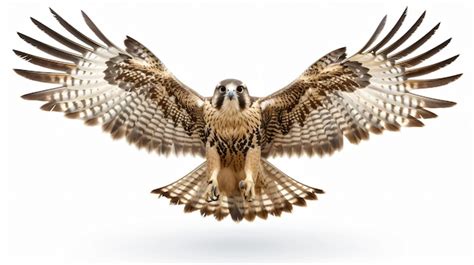 Hawks volando con sus alas