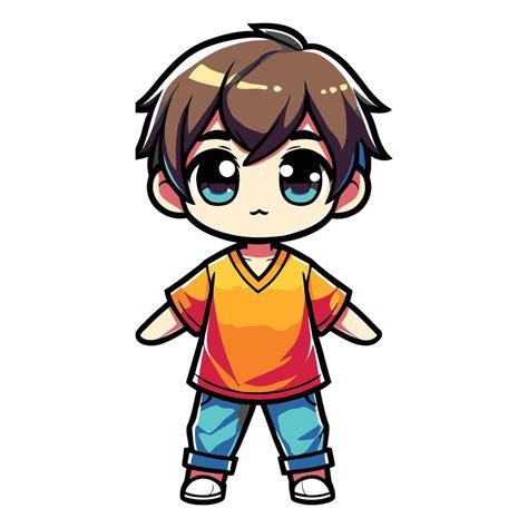 Ilustración de Meliodas en estilo chibi para niños