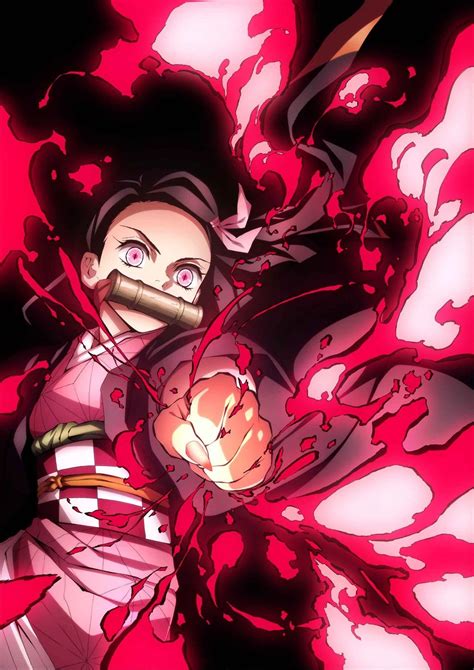 Nezuko usando su técnica Exploding Blood