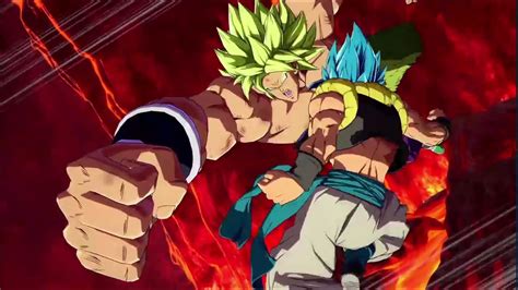 Gogeta SSGSS vs Broly DBS en Dragon Ball FighterZ