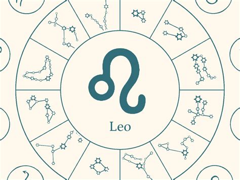 Representación del signo zodiacal Leo